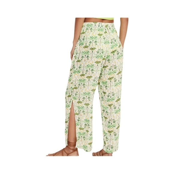 High Waisted Lightweight Wide Leg Cover-Up Pants NWT Size M - Picture 2 of 10